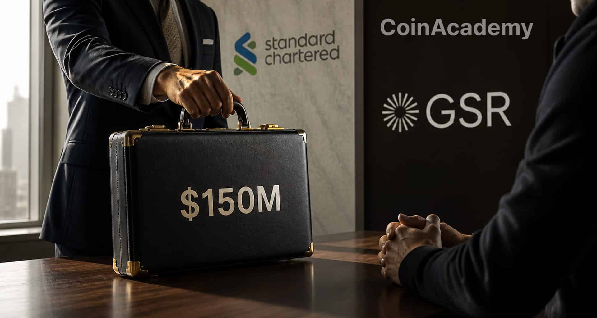 Standard chartered gsr 150 millions crypto market maker