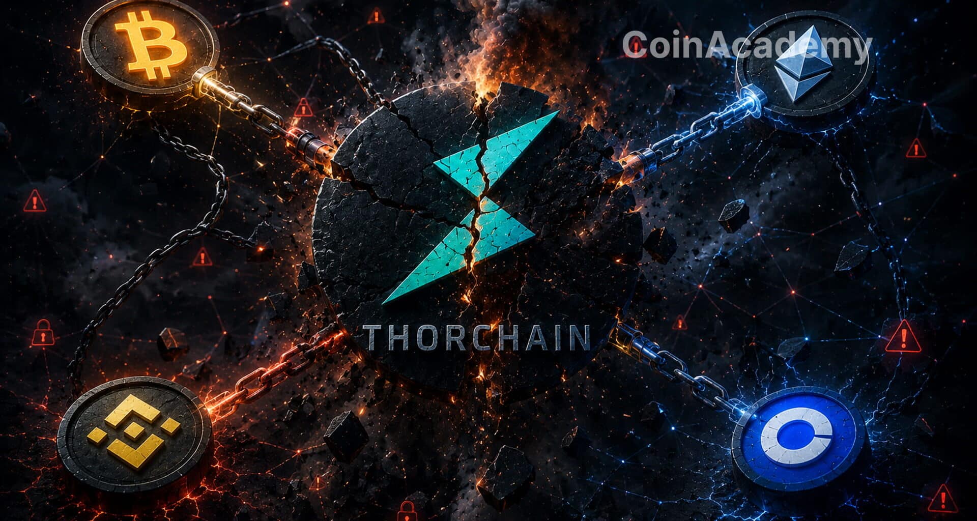 Thorchain hack multichain btc eth base bnb