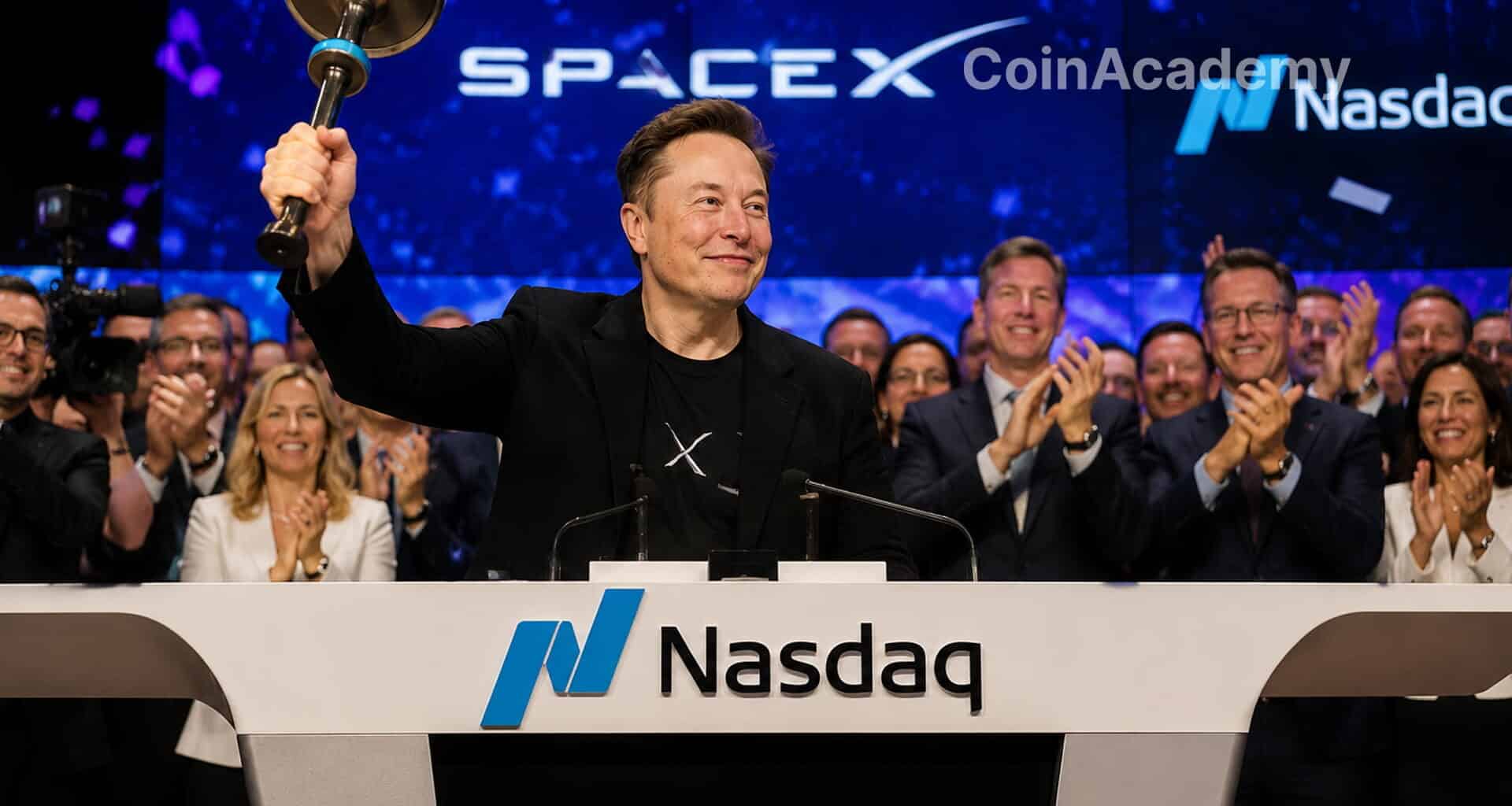 Elon musk spacex spcx ouverture nasdaq