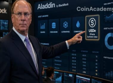 Larry fink blackrock aladdin ethena usde