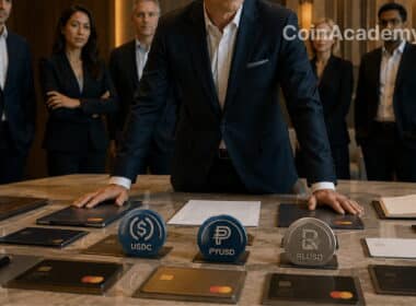 Mastercard stablecoins reglement usdc pyusd rlusd