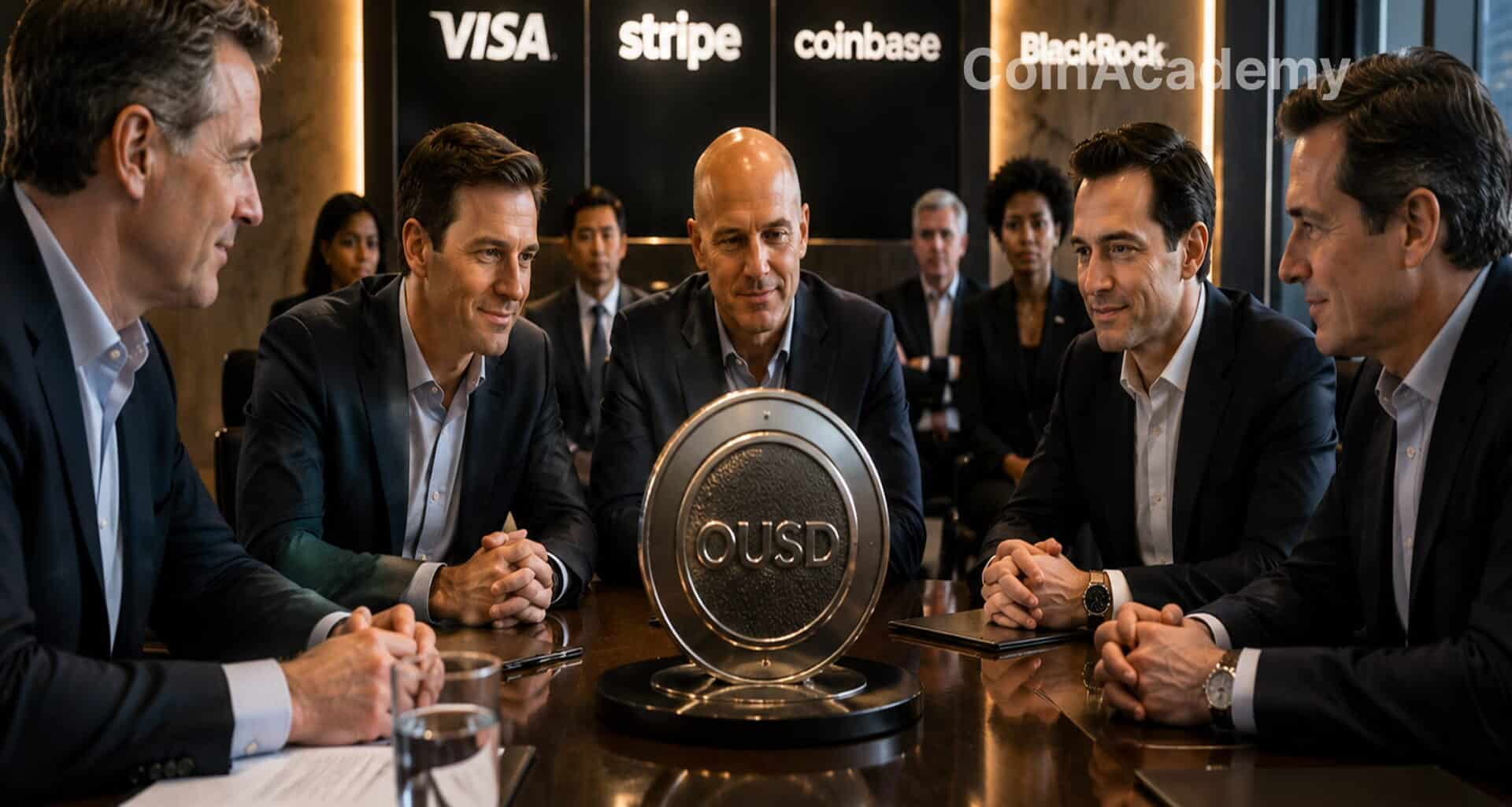 Open usd mastercard visa blackrock stablecoin