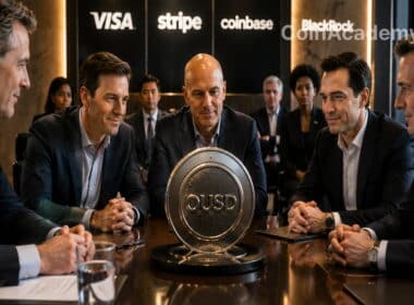 Open usd mastercard visa blackrock stablecoin