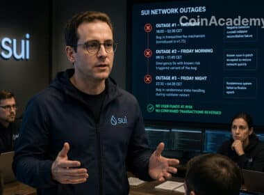Sui blockchain panne mise jour