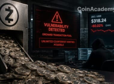 Zcash zec faille critique chute 60