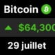 Bitcoin btc 64 coree chute