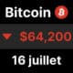 Bitcoin btc rebond 65 vente