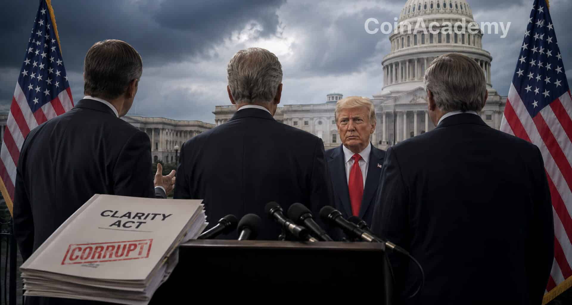 Clarity act trump crypto regulation loi corrompue