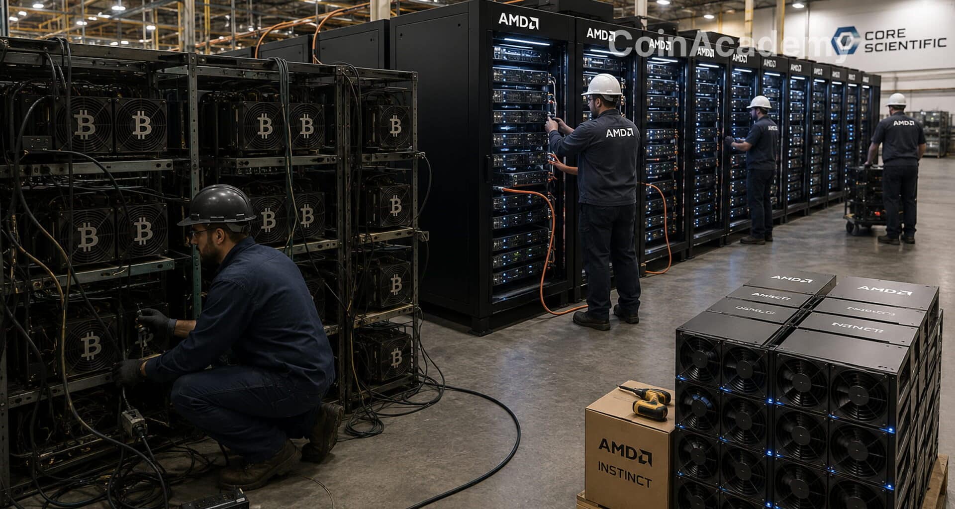 Core scientific amd 14 milliards