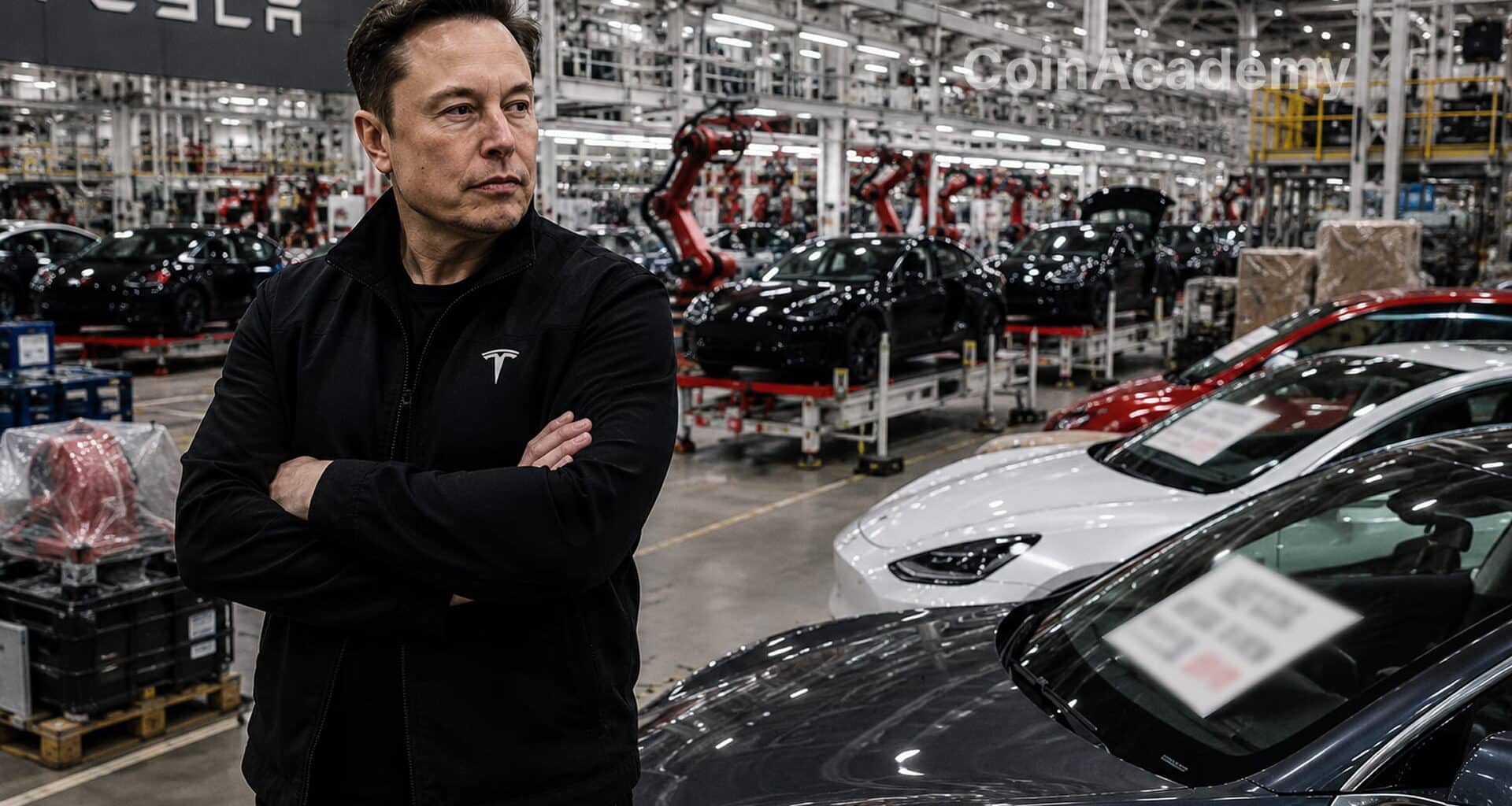Elon musk tesla tsla benefices chute ia