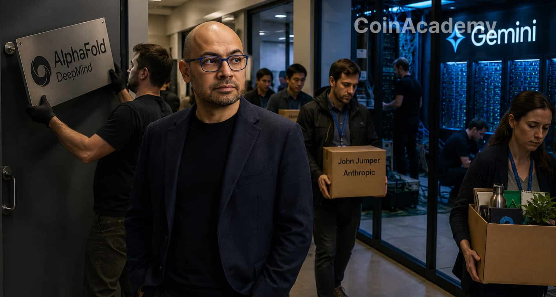 Google deepmind demantele equipe alphafold prix nobel