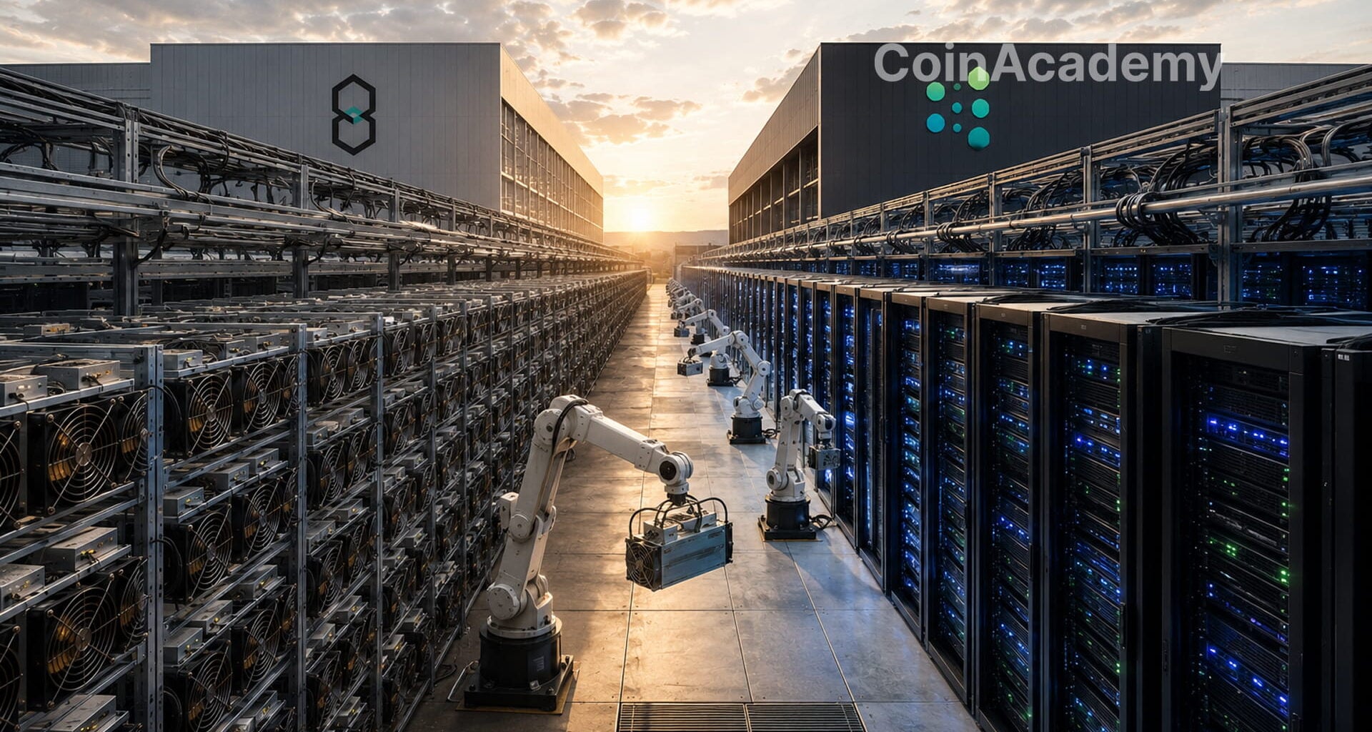 Hut 8 iren mineurs bitcoin ia contrats milliards