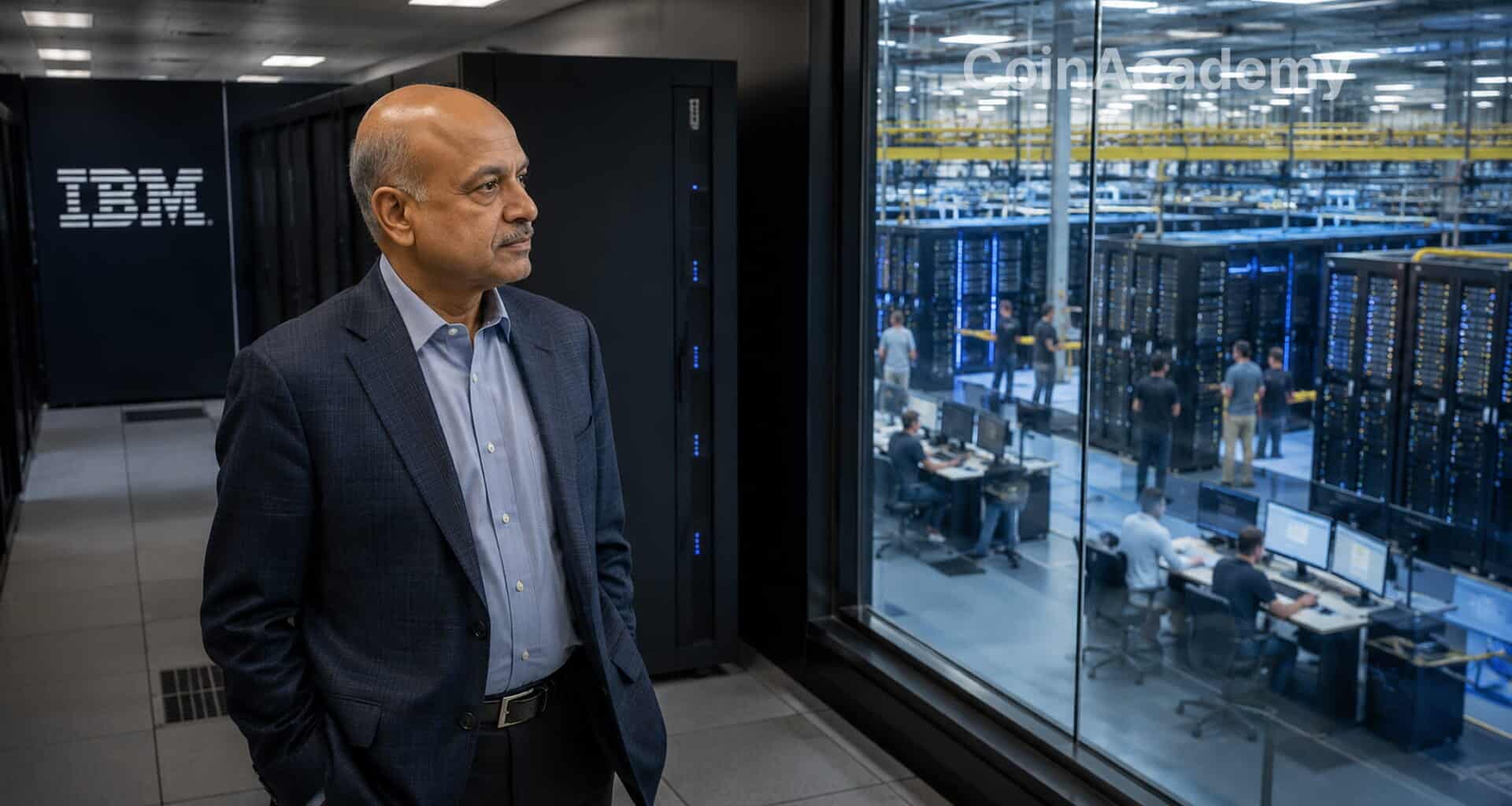 Ibm chute bourse arvind krishna