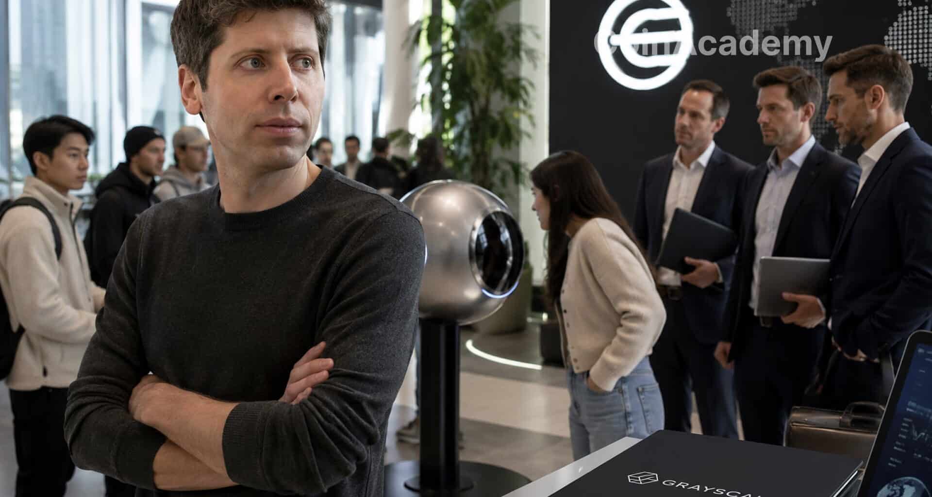 Sam altman worldcoin wld grayscale