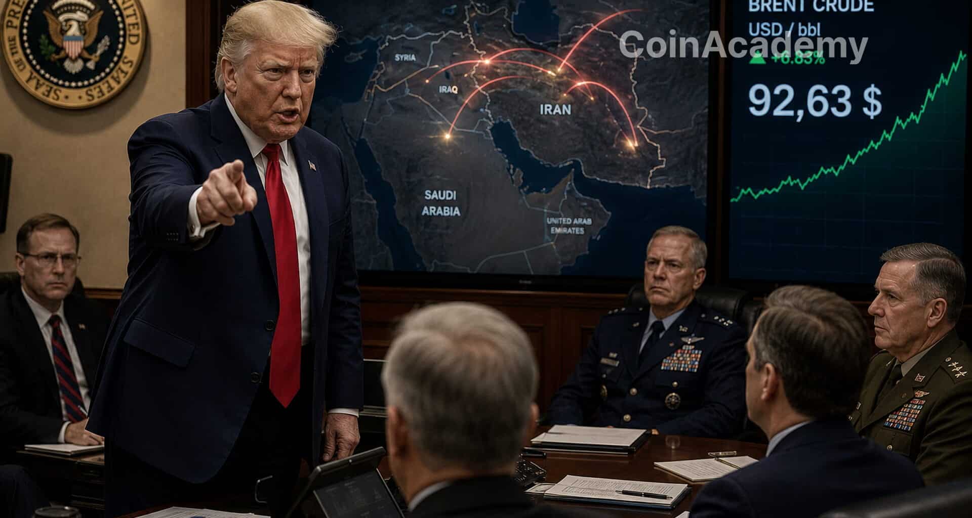 Trump riposte iran brent petrole