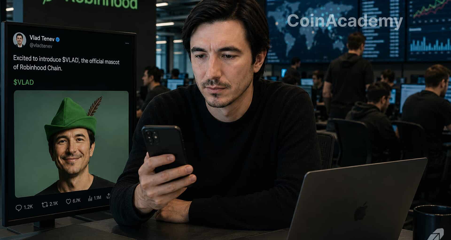 Vlad robinhood memecoin hack x