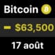 Bitcoin btc pres de 64000
