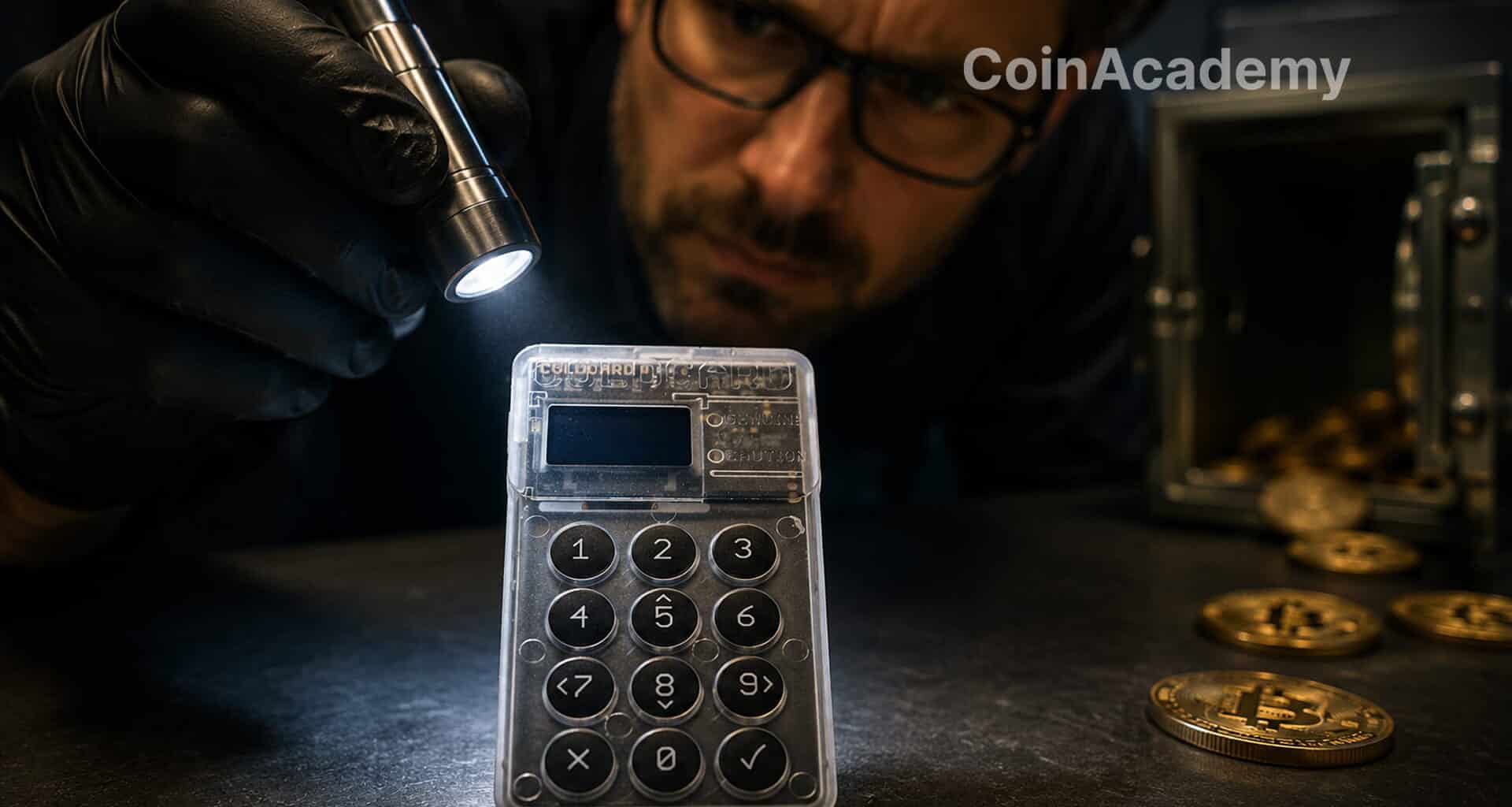 Coldcard faille 2021 inside job bitcoin