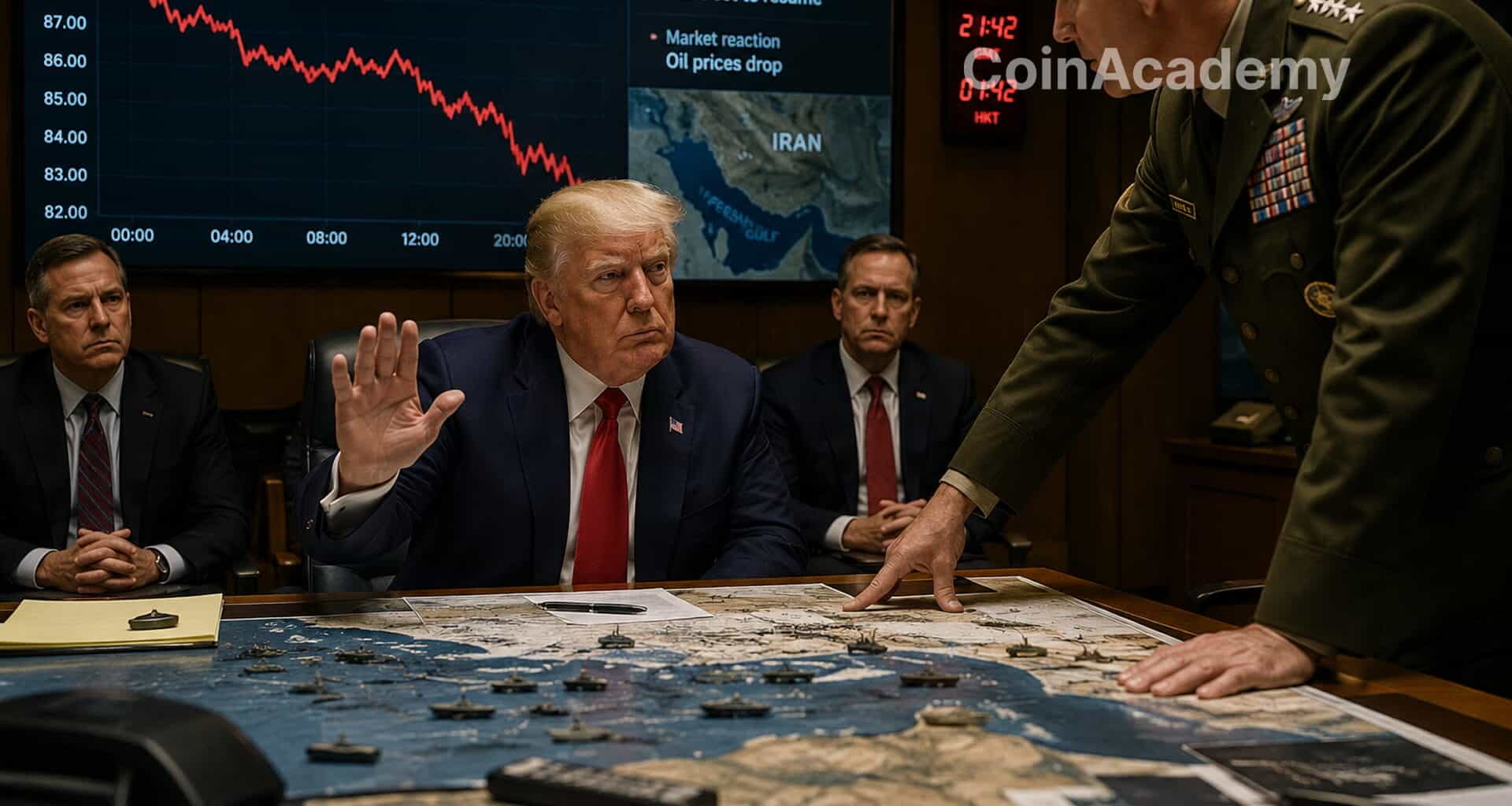 Petrole brent chute trump iran frappes