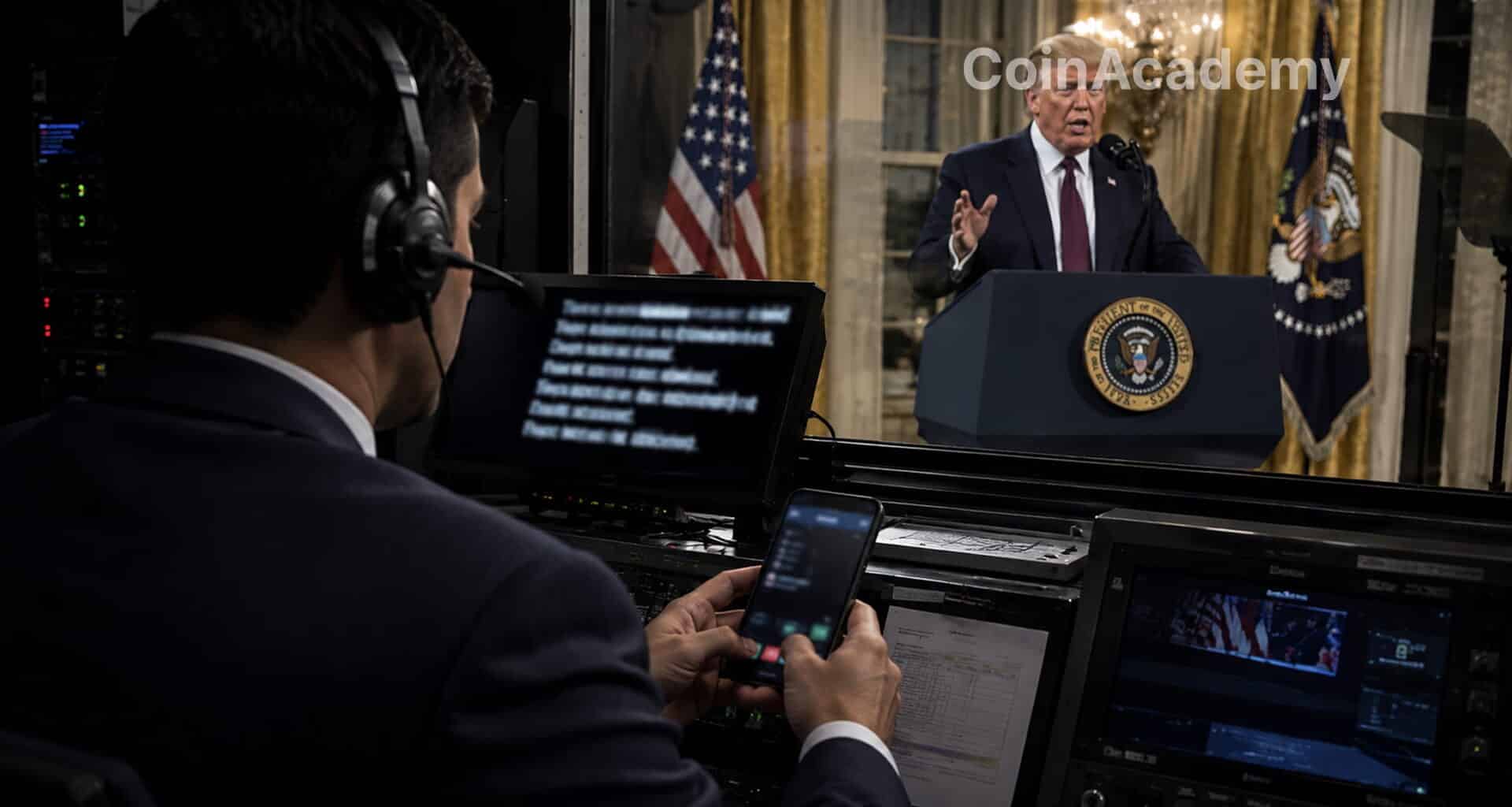 Teleprompteur trump kalshi