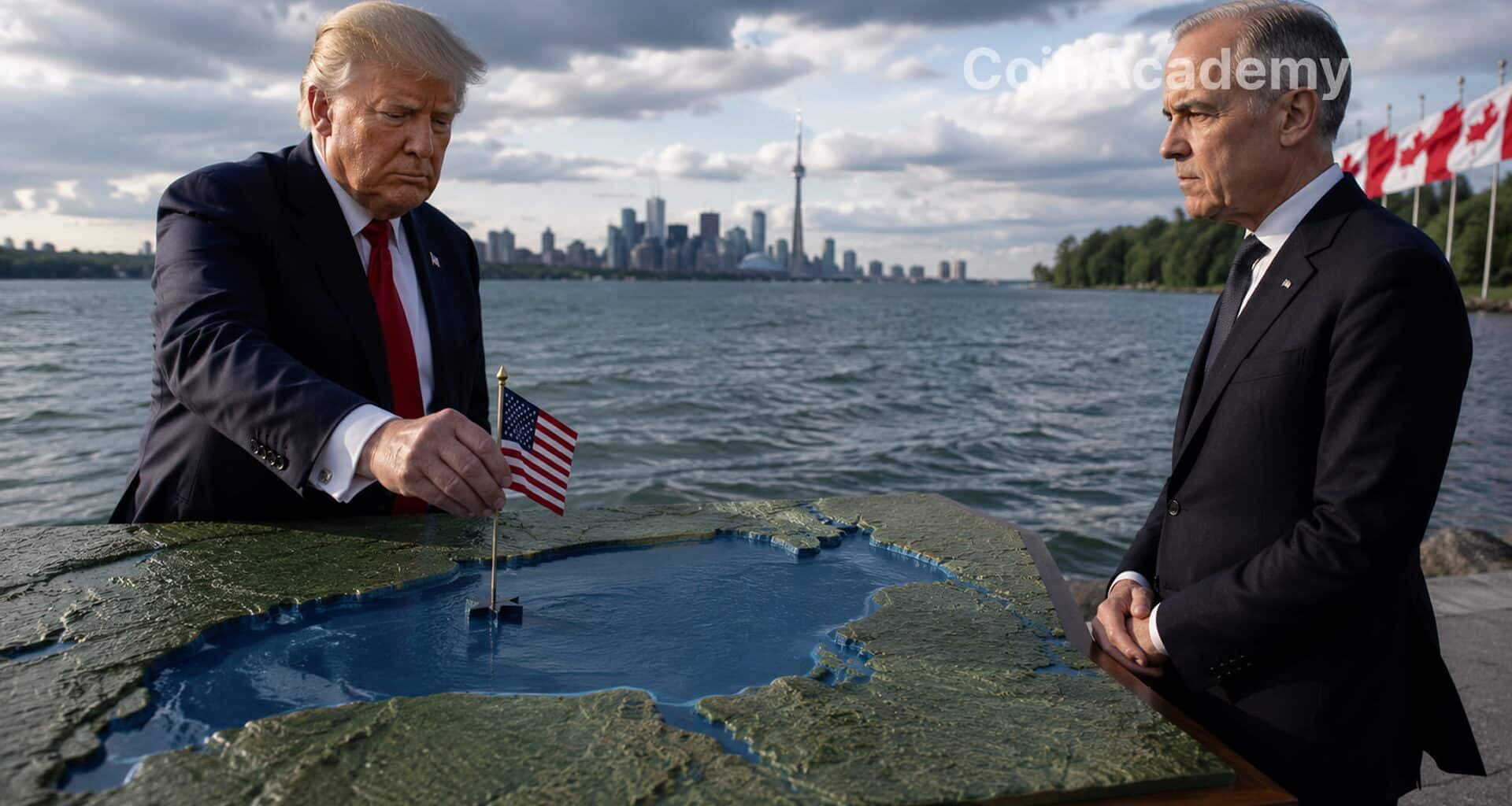 Trump lac ontario america