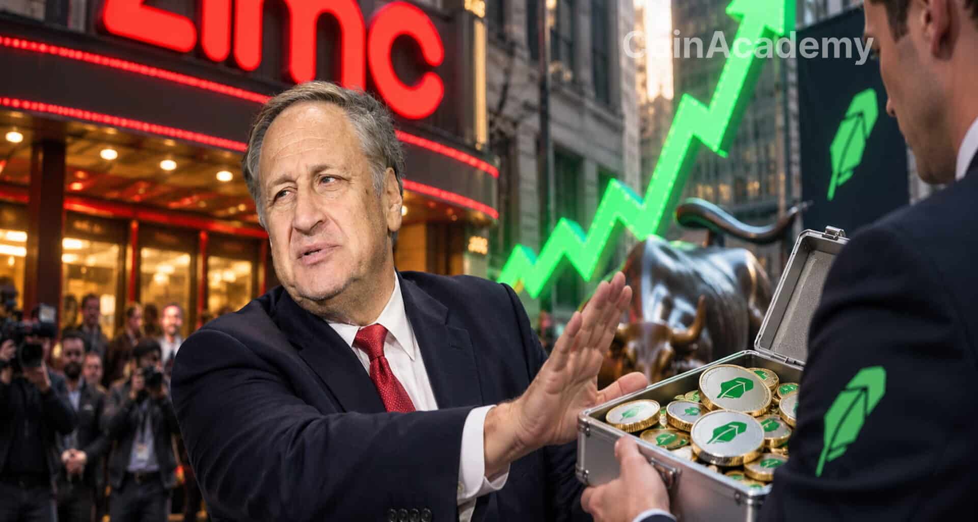 Adam aron amc robinhood
