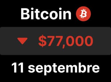 Bitcoin btc sous 77