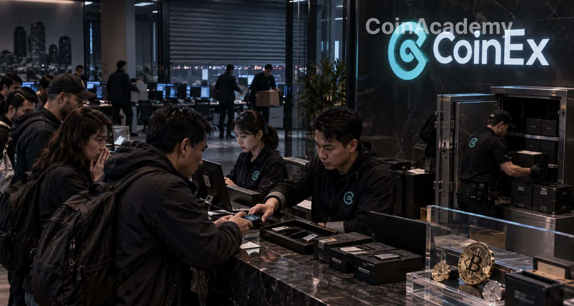 Coinex ferme