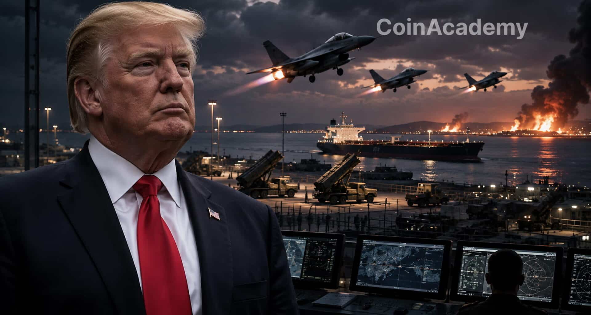 Trump iran ormuz frappes