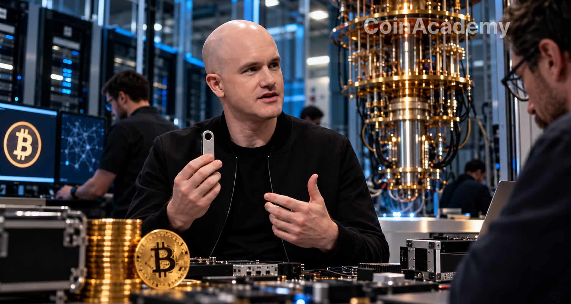 Armstrong coinbase bitcoin quantique