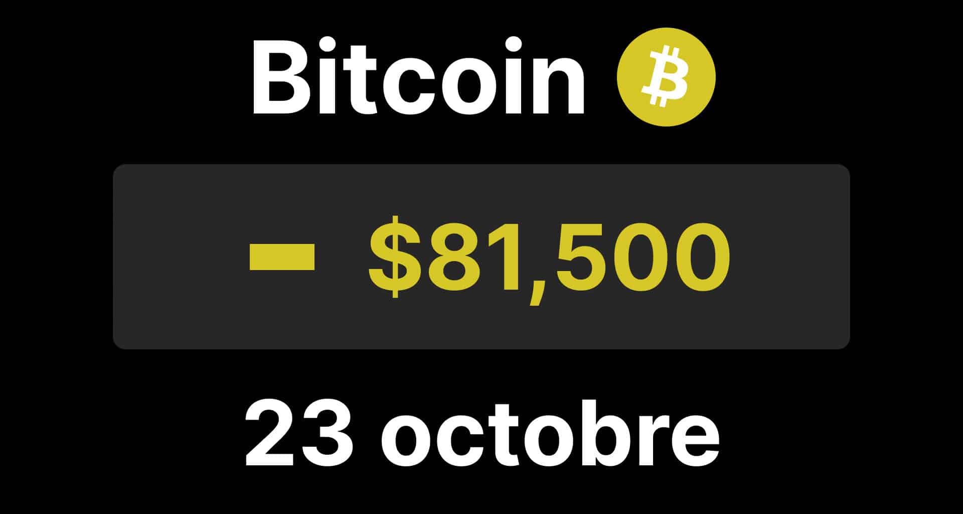 Bitcoin 81000