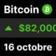 Bitcoin btc rebond 82000