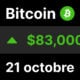 Btc bitcoin rebond 83000