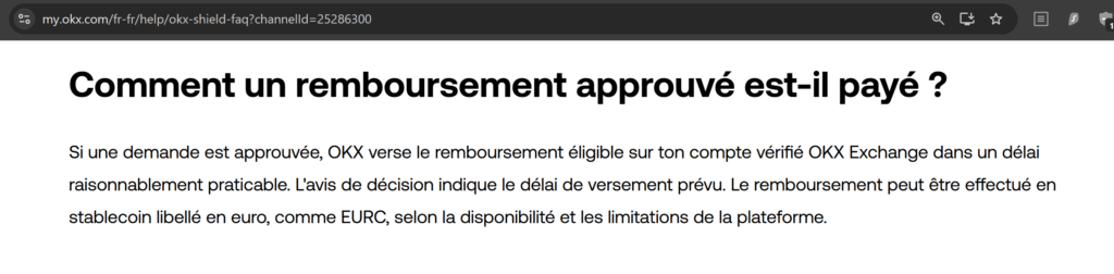 Illustration - OKX Shield : jusqu'à 500 000 € remboursés en cas de piratage