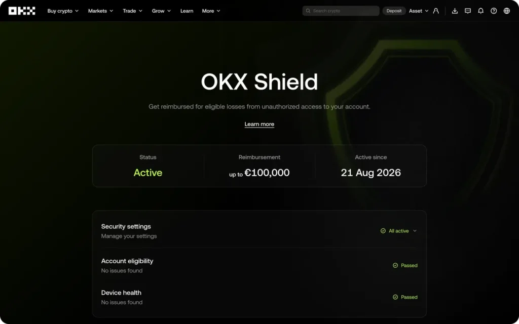 Okx shield get 2
